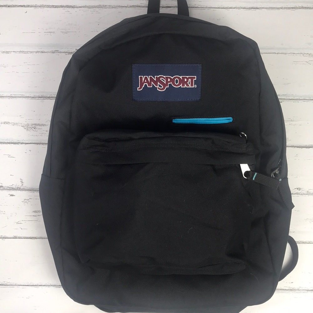 Jansport Black backpack.